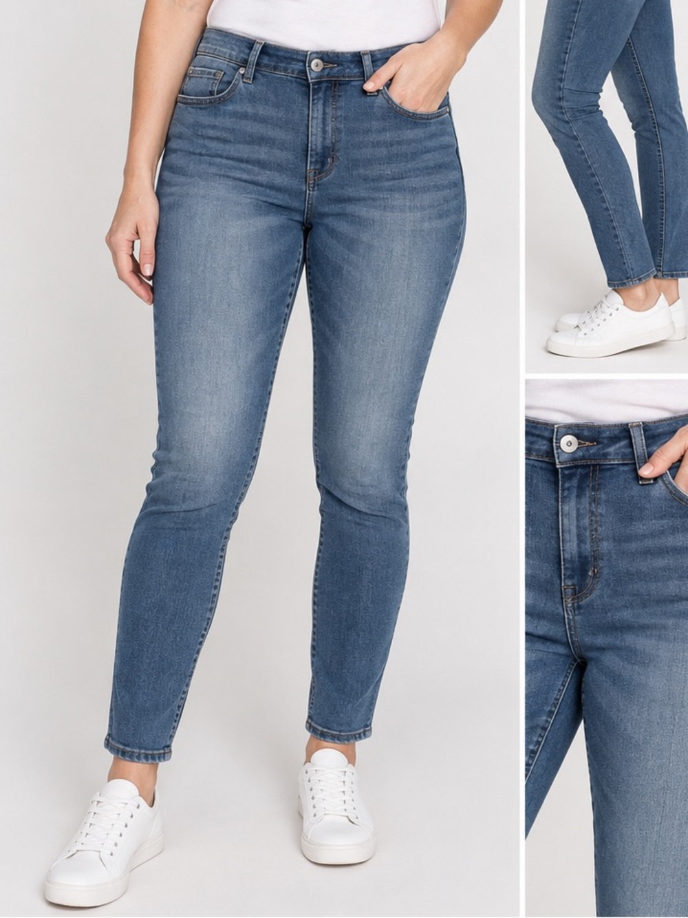 17” wClassic Blue Women's Jeans skinny leg regular fit